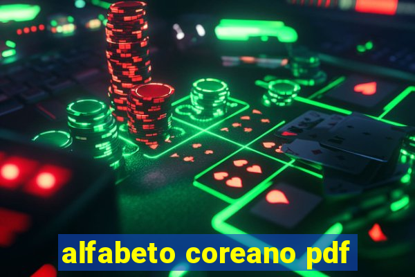 alfabeto coreano pdf